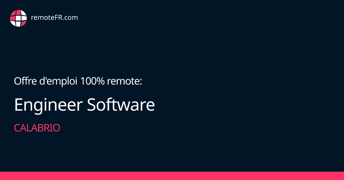 Engineer Software - Calabrio