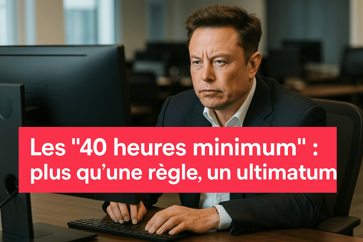 40 heures de travail minimum