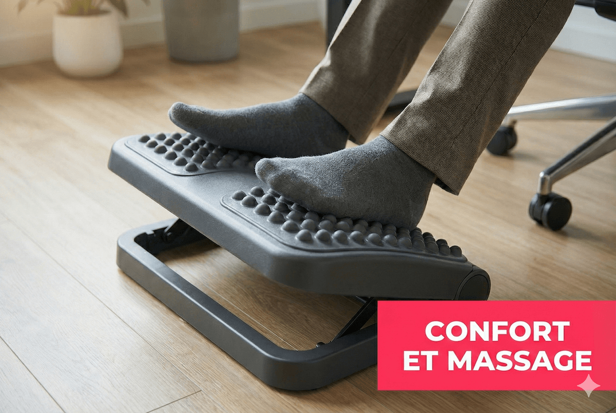 Massage avec repose pieds
