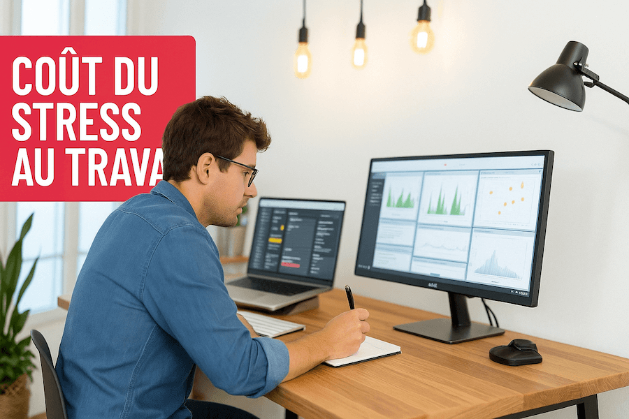 Le cout du stress en télétravail