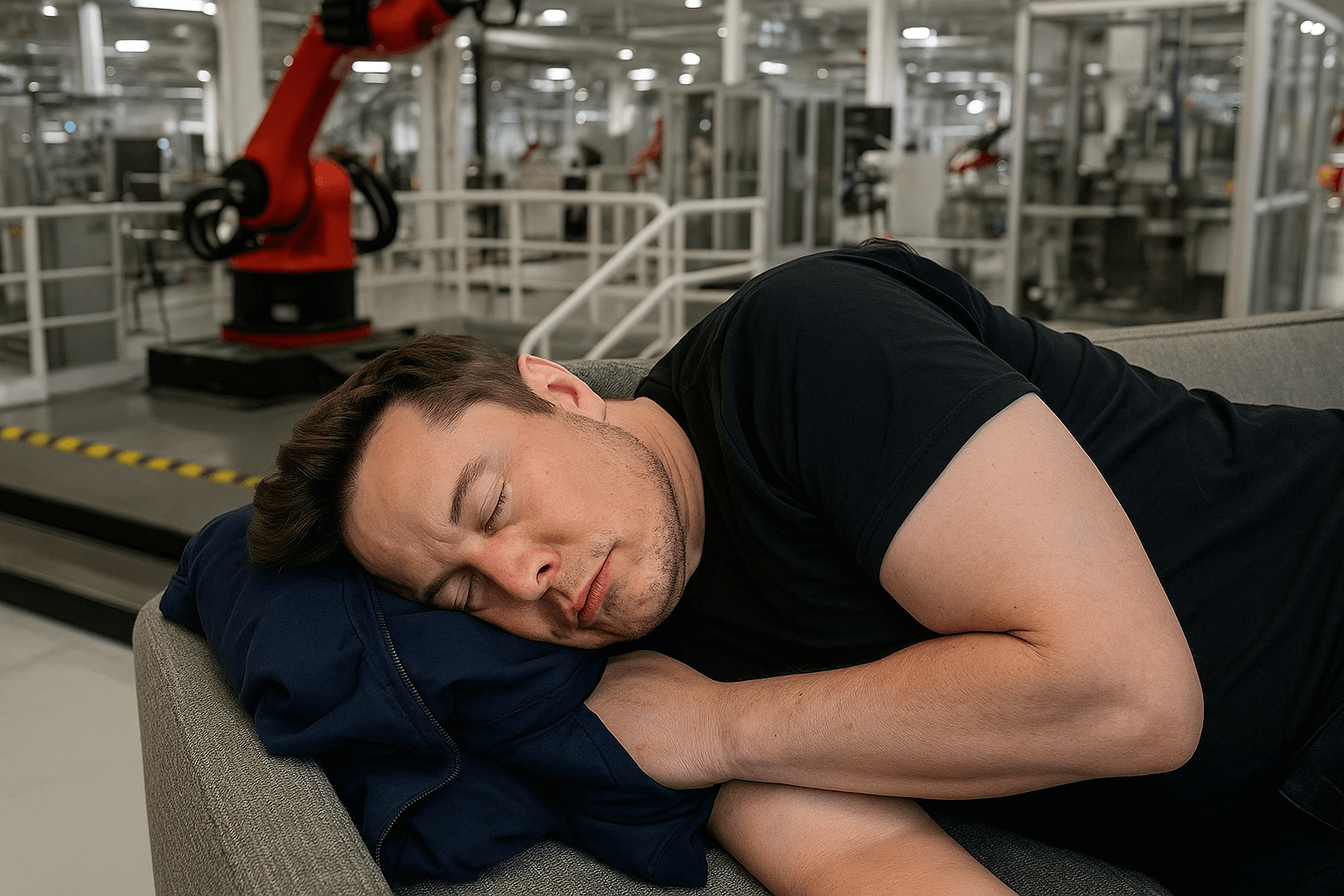 Musk dormant à l'usine