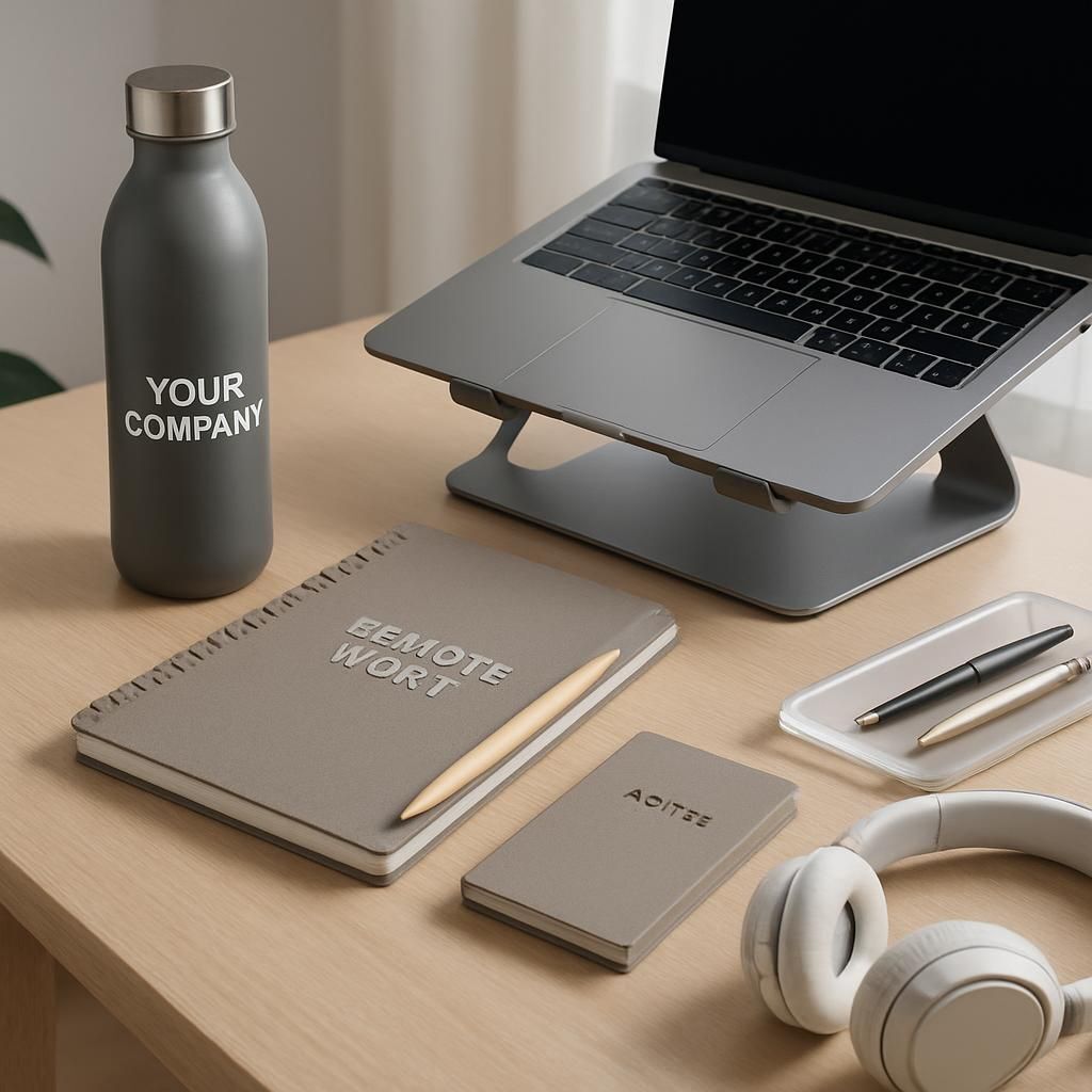 Découvrez notre sélection de goodies dédiés au télétravail pour allier confort et productivité depuis chez vous.